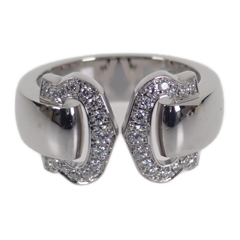 2C ブークルセ B4071047 リング K18WG ホワイトゴールド ダイヤモンド 7号 47 レディース【Aランク】