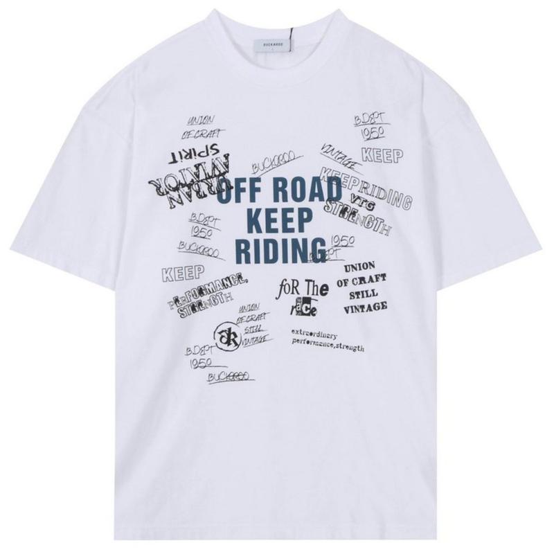男性オーバーフィット ヴィンテージ 全面レタリング ビンパルTシャツ00_US