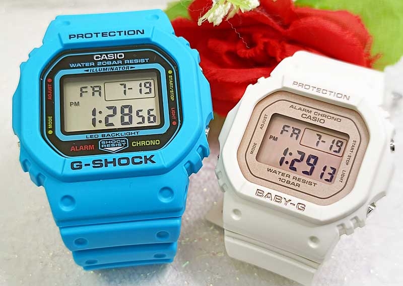 恋人たちのGショック ペアウオッチほんのり好きでいてください G-SHOCK BABY-G ペア腕時計 カシオ 2本セット DW-5600EP-2JFBGD-565SC-4JFデジタル 人気