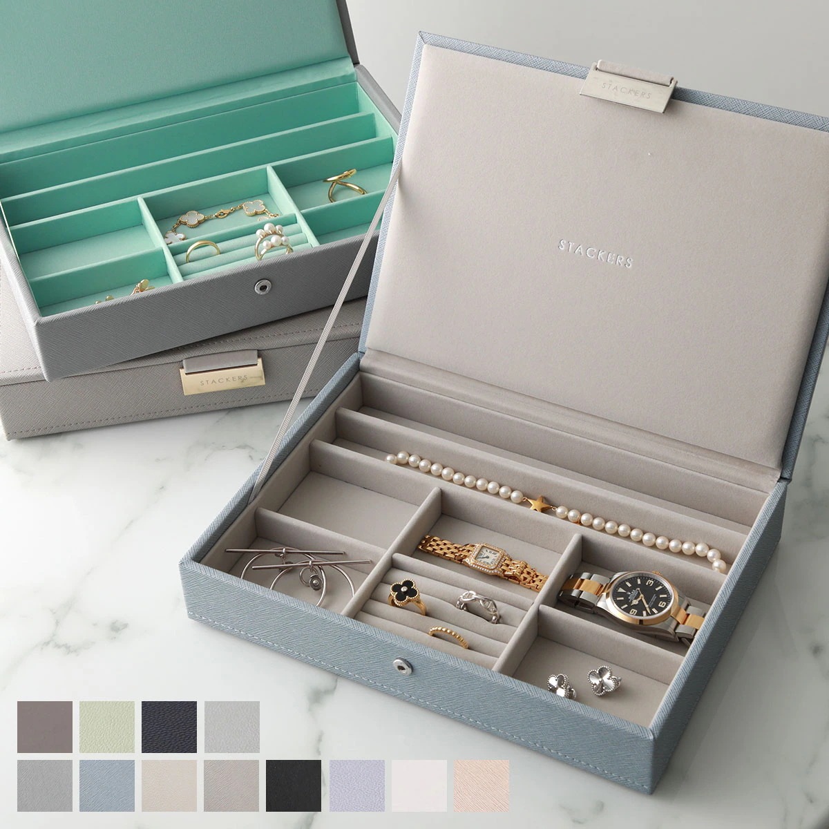 STACKERS スタッカーズ ジュエリーケース Classic Jewellery Box Lid クラシック 【リッド レイヤー単品】レディース アクセサリーケース カラー12色