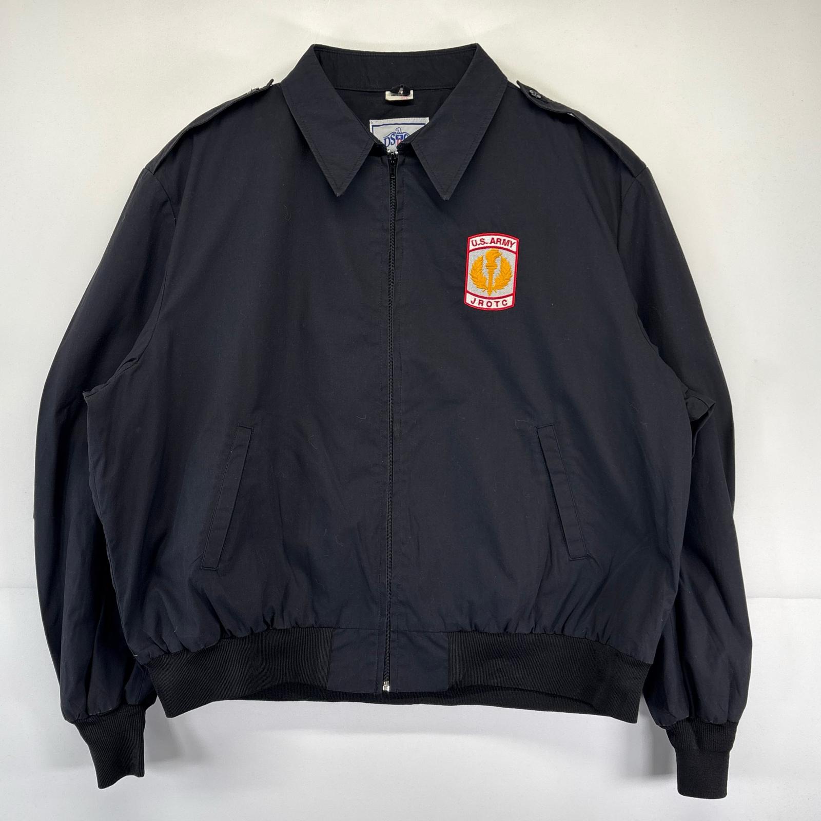 古着 00’s/00年代 ミリタリー ミリタリージャケット 大きいサイズ 米軍実物 オフィサージャケット 2XL ブラック メンズ