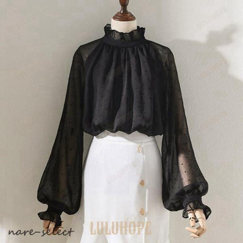 （今月の新品）シャツ ブラウス 長袖 通勤 日常 おしゃれ 可愛い ブラック 事務服 就活 就職活動 リクルート 面接 トップス 会社 仕事着 スーツ インナー オフィス