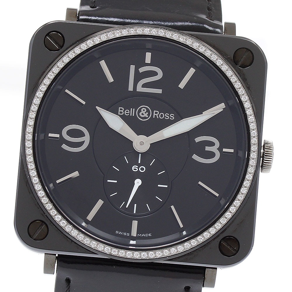ベル＆ロス Bell＆Ross BRS-98-BCS ダイヤベゼル クォーツ レディース 美品 _899160【中古】