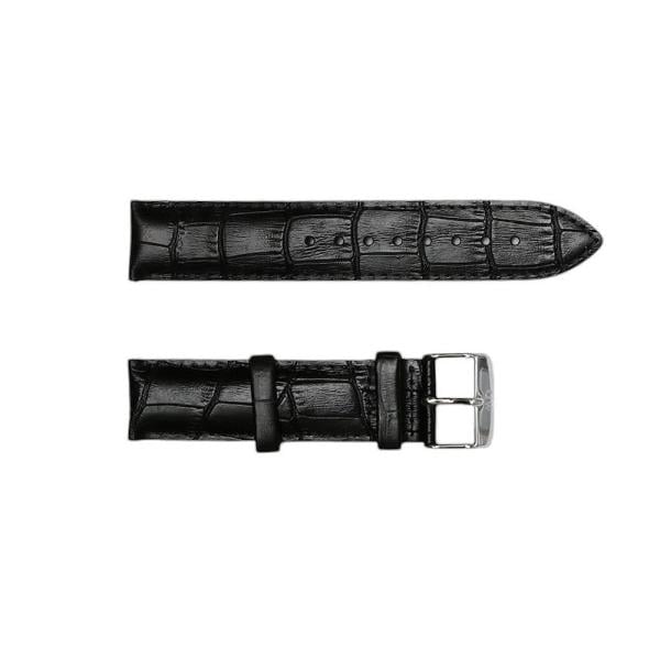 Classic 20mm Reading 替えベルト レザー型押し DW00200028 ブラック シルバー