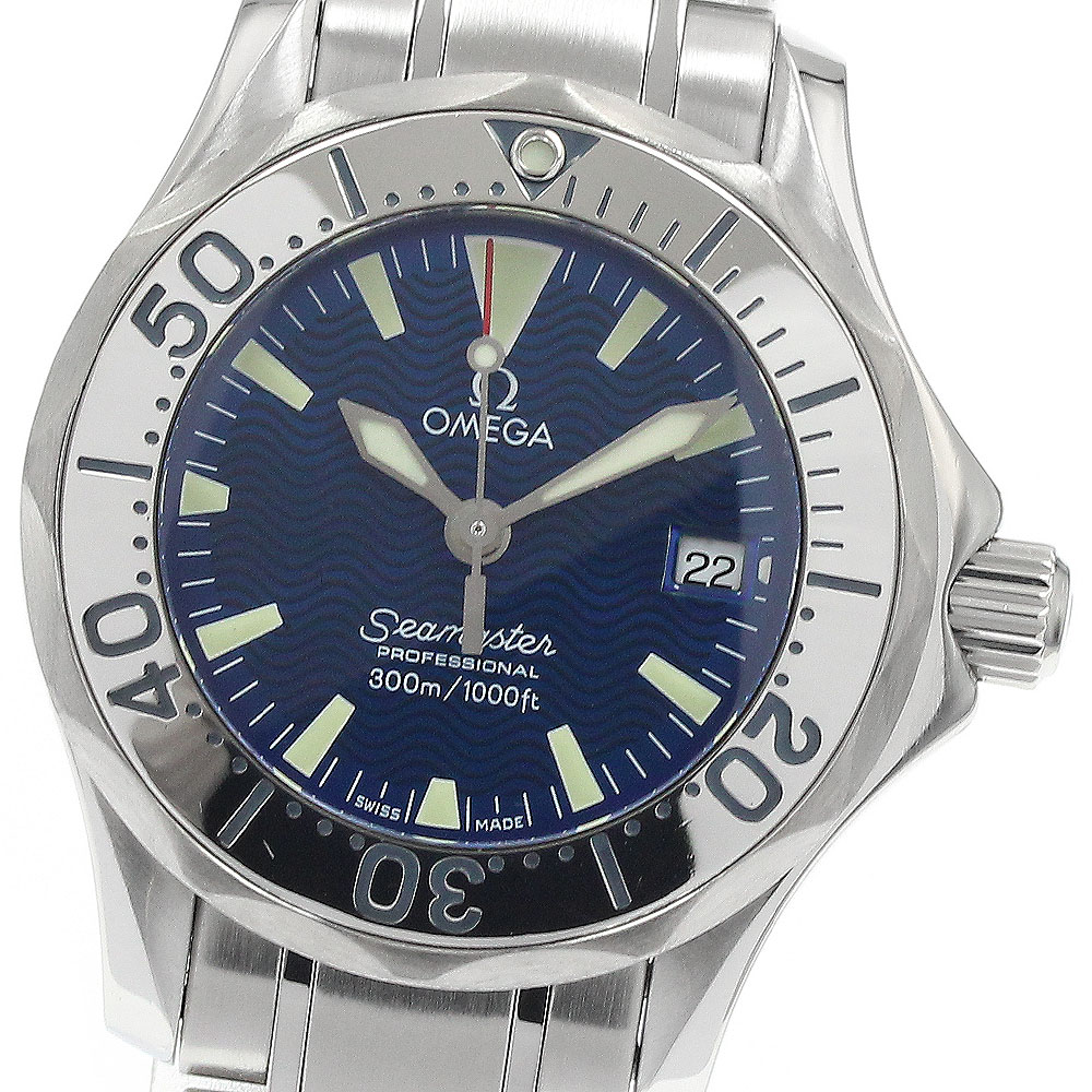 オメガ OMEGA 2285.80 シーマスター300ｍ デイト クォーツ レディース _942805【中古】
