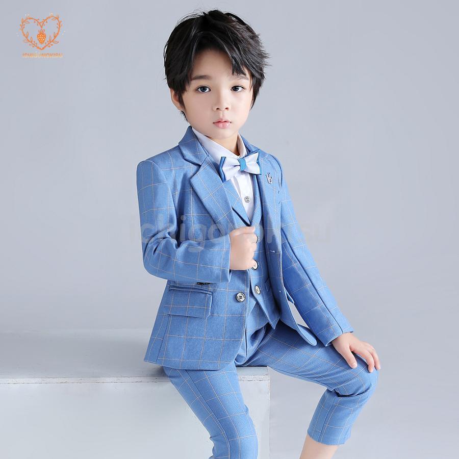 卒業式 スーツ 卒服 男の子 90-170 大きいサイズ 小学生 子供服 スーツ5点セット フォーマル 子供 フォーマルスーツ 発表会 結婚式 お受験 冠婚葬祭 法事