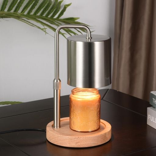 SAOSUP キャンドルウォーマー ランプ アロマキャンドルバーナー 無段階調光 高さ調節可能 GU10電球2個 PSE認証済み おしゃれ (銀色) 4,702円