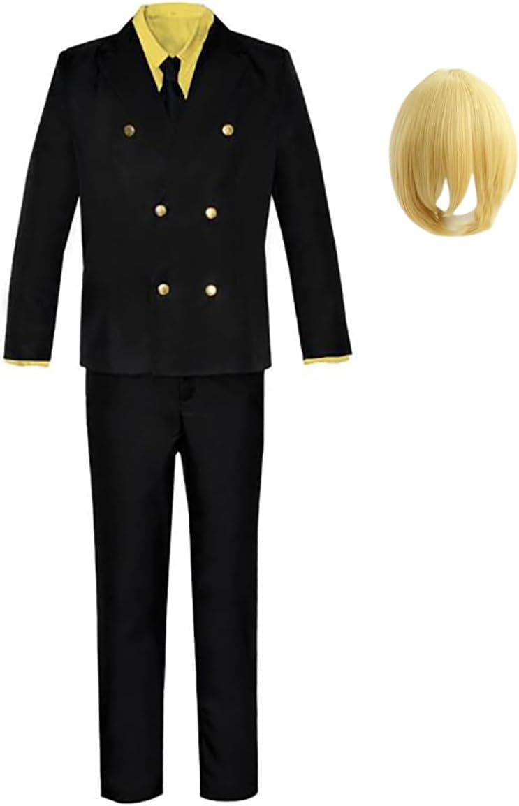 ONE PIECE（ワンピース）海賊王ヴィンスモークサンジ コスプレ衣装ウィッグ コスチューム ハロウィン クリスマス 制服