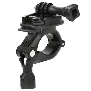 アクションカメラ(AT673)用 360度回転 自転車ハンドルマウントクランプポールチューブ バイクに取り付け可能 スクラッチから保護 簡単な取り付けと取り外し