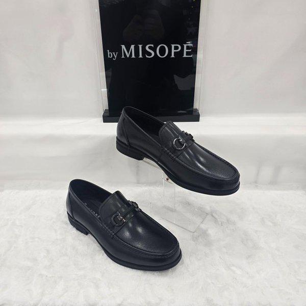 By 男性用装飾ローファー 122HT339DY201 BLACK 3 JJ