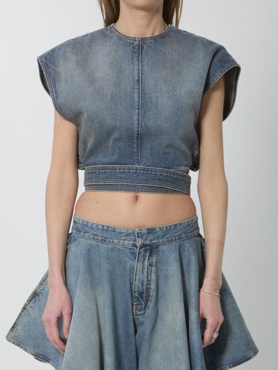 ALAIA Women Tops AA9H1482D026C BLUE