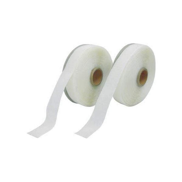 マジクロボンド オス 強粘着付 25mmx5m 白 1K2L5UC-255-W 1巻