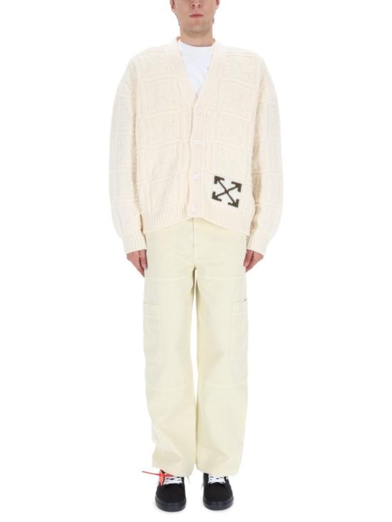 OFF WHITE Men Sweatshirts OMHB02L F25KNI0010B58 White