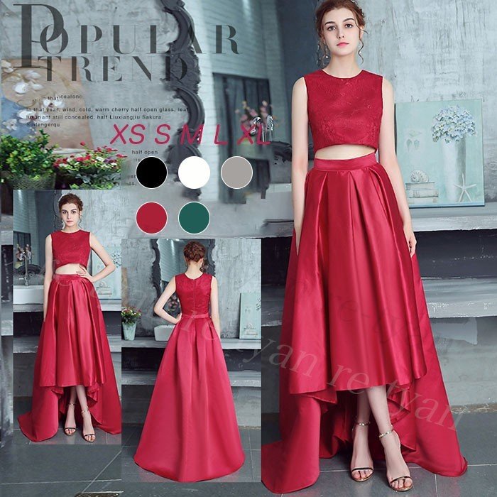 演奏会用ロングドレス セレモニースーツ40代結婚式お 呼ばれ服 ファッション 女性 体型カバー二次会