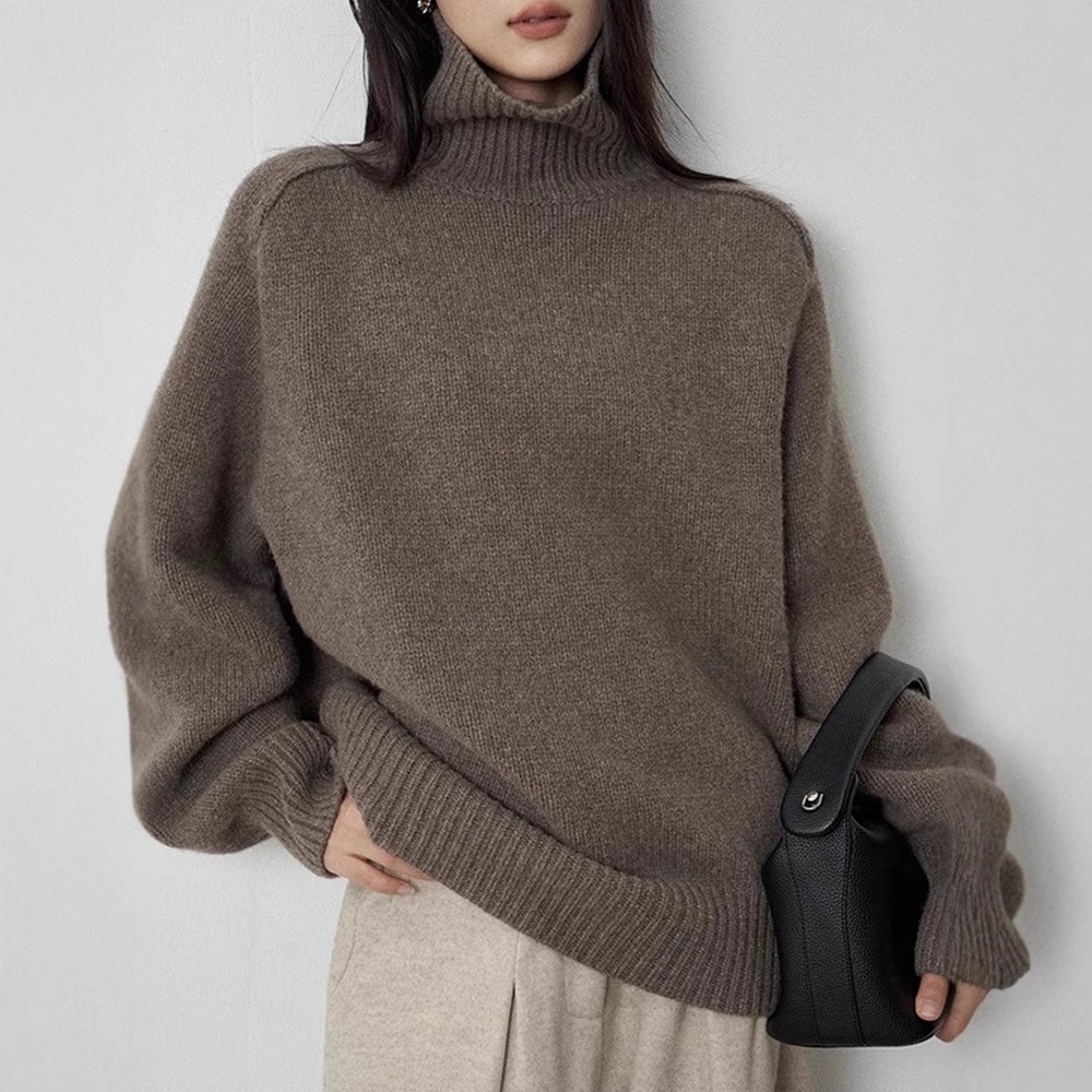 秋冬におすすめの厚手・ハイネック・ゆったりフィットのウールニットプルオーバーセーター25選 - リラックススタイルのベースレイヤー＆アウター 10,647円