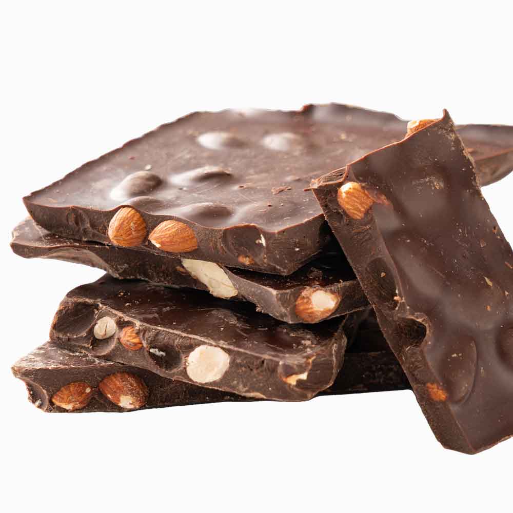 割れチョコ(ハイカカオアーモンド) 720g(180g×4) お試し 訳あり チョコレート ハイビター アーモンド ほろ苦 クーベルチュール