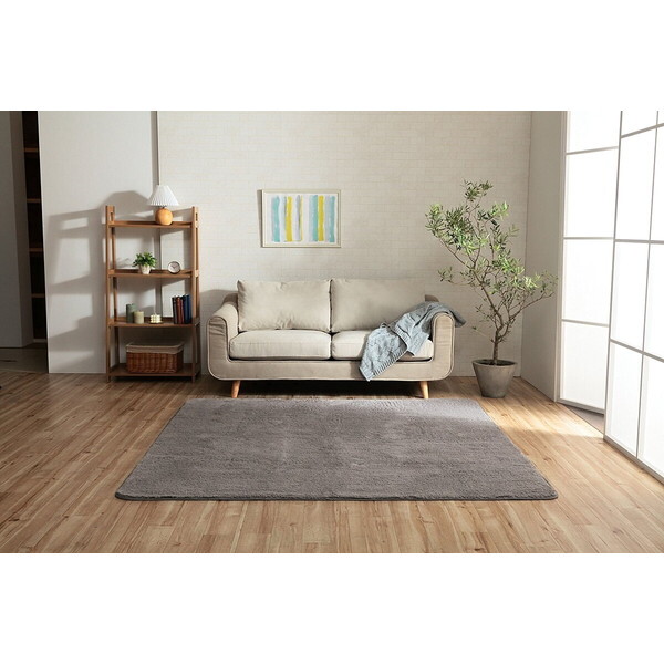 1280600131203 フィリップ22 2畳 GY 185×185 メーカー直送 5,417円