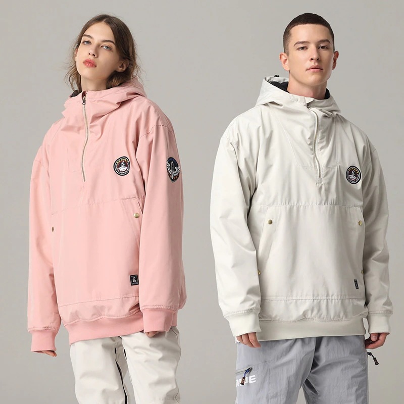 スノーボード ウェア スキーウェア スノボウェア パーカー ジャケット メンズ レディース 2023 耐水10000mm フード付き 韓国風 ハイネック トップス 保温防水防寒防風通気