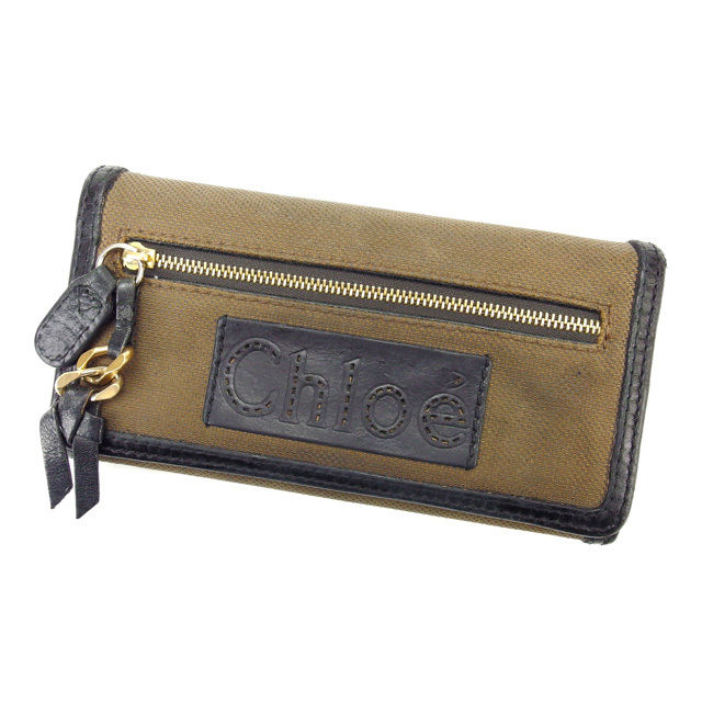 長財布 ブラック ブラウン 中古