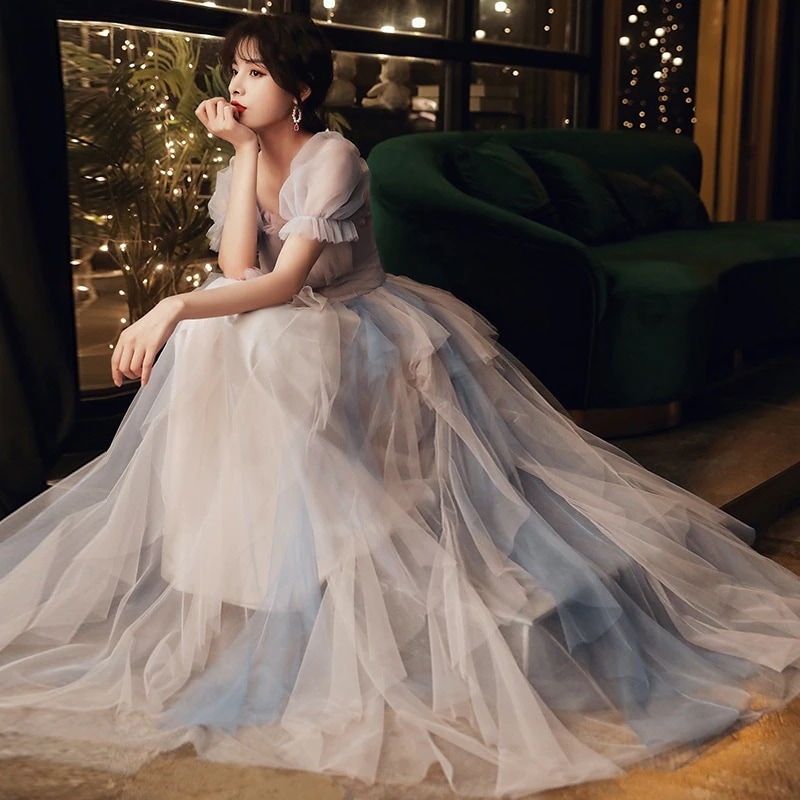 上品ドレス！無料！高級感おしゃれロングタイプボートネックスリム見え結婚式ワンピース韓国ファッションロングドレスフィッシュテールロングワンピース