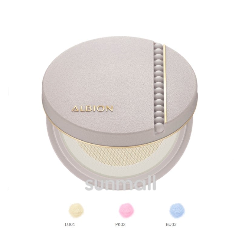 Al　bion　スタジオ ファイン シルキークォーツ 6.0g/フェイスパウダー (セット商品レフィル+ケース） 正規品
