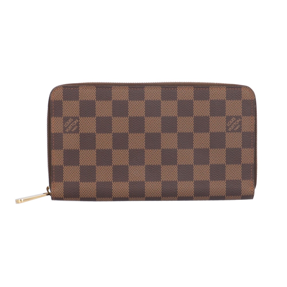 ルイヴィトン ジッピーオーガナイザー ダミエ 長財布 ダミエキャンバス N60003 LOUIS VUITTON 中古 美品