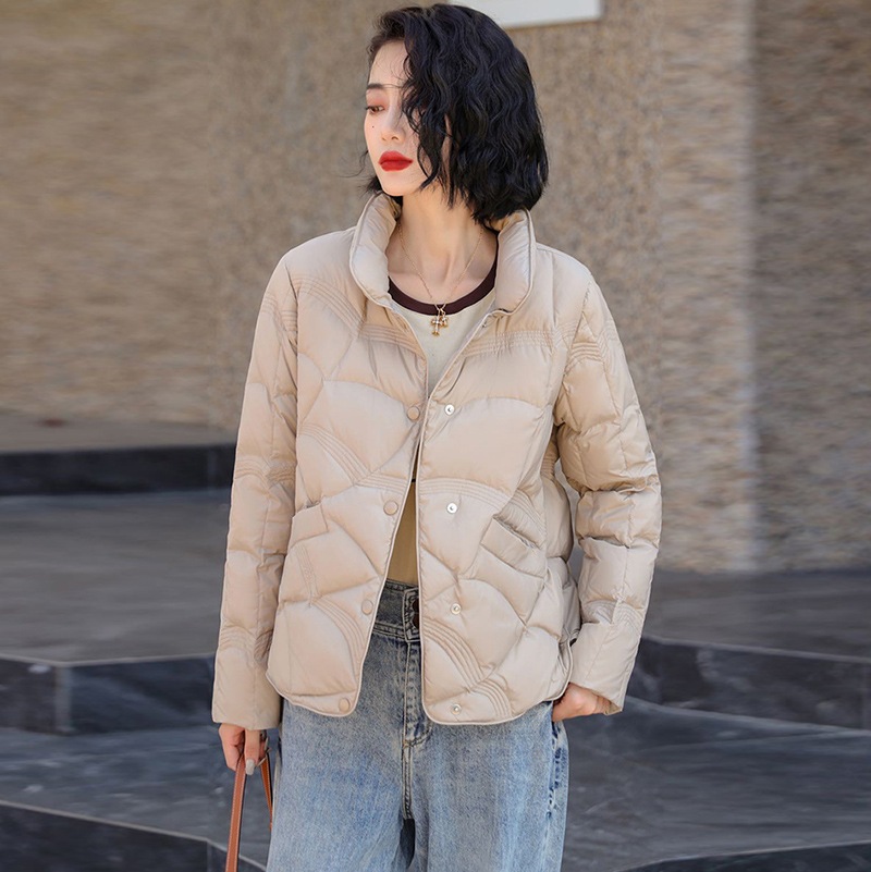 ダウンコート ダウンジャケット レディース ショート丈 ダウン コート アウター ジップアップ 軽い 暖かい 防寒 厚手 中綿 きれいめ おしゃれ 可愛い 細見え