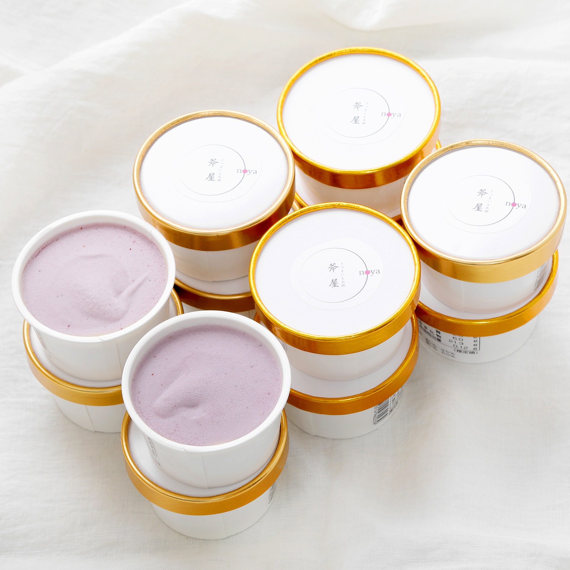 【斧のアイス】紫芋味 90ml 12個