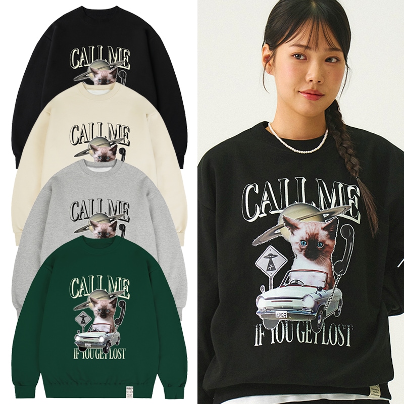 [UNISEX]CALL-ME Man to Man_4color
