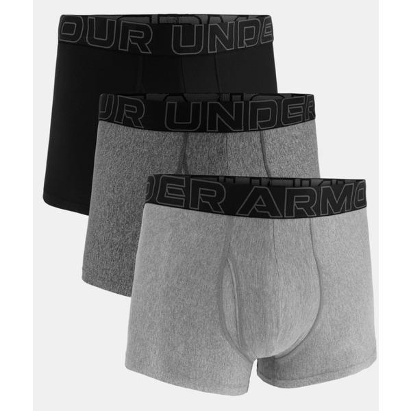 [1387418] パンツ メンズ 3インチ パンツ ドローストリング 3枚パック UA パフォーマンス Tech メンズ 3インチ Boxerjock