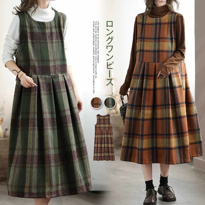 レディースファッション春秋に着たくなるトレンドワンピレディースファッションワンピース