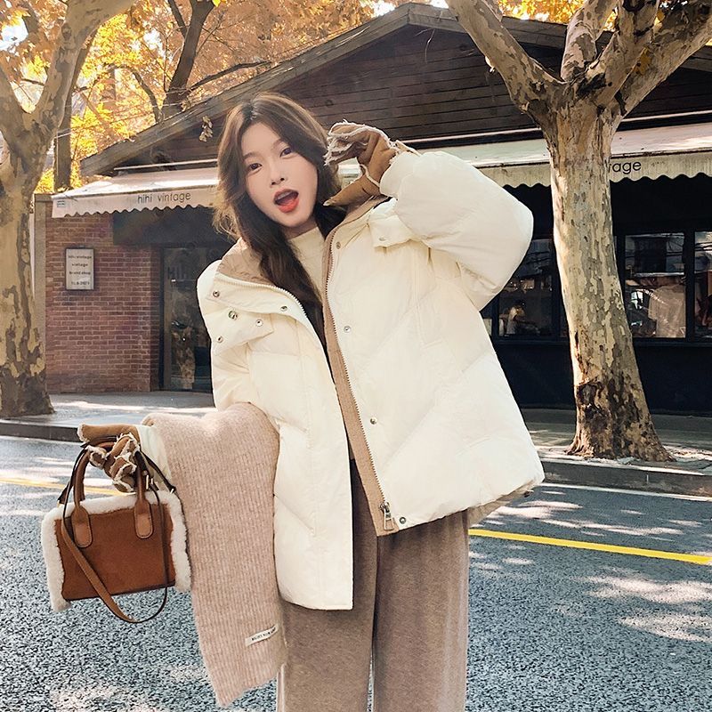 秋冬人気 ダウンジャケット ショート丈ダウンコー ダウンジャケット アウター コート レディース おしゃれ 暖かい 通勤 通学 02