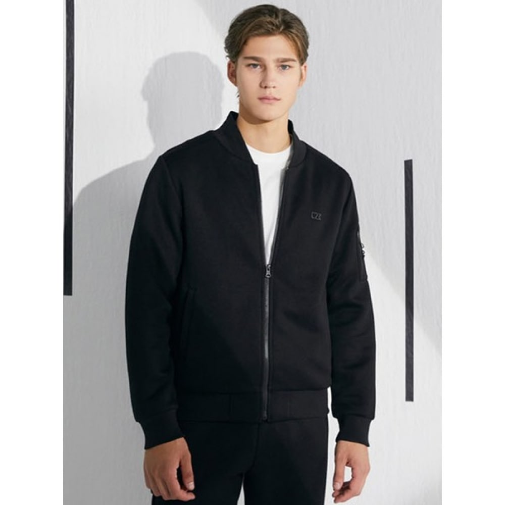 (Cutter & Buck) Cutter & Buck メンズシグネチャースイングセットアップ (ジャケット+パンツ) BK