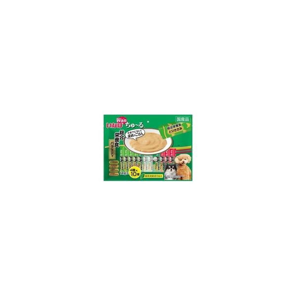 【1ケース】【お取り寄せ対象品】いなば Wanちゅ～る 総合栄養食バラエティ(14g*40本入) *8個