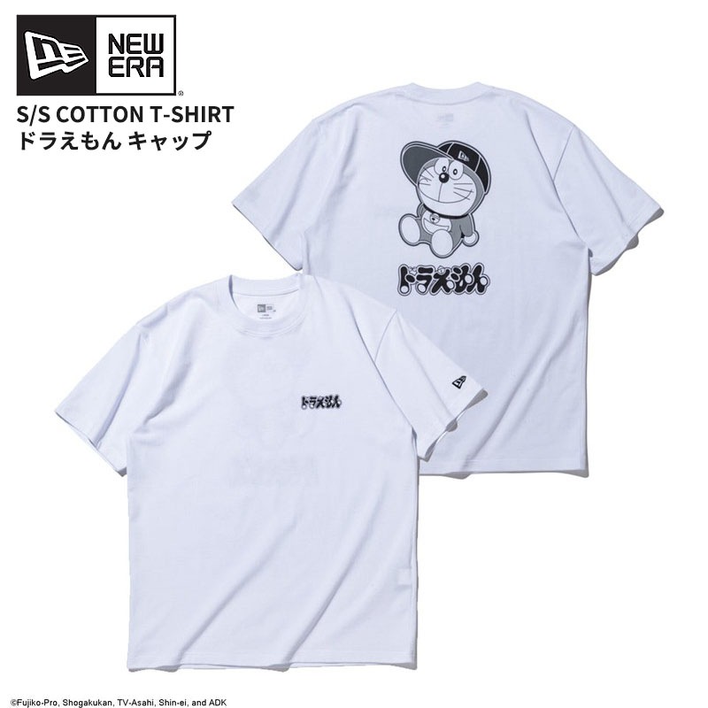 ニューエラ 半袖Tシャツ NEW ERA 半袖 コットン Tシャツ ドラえもん キャップ レギュラーフィット トップス カットソー 14935369