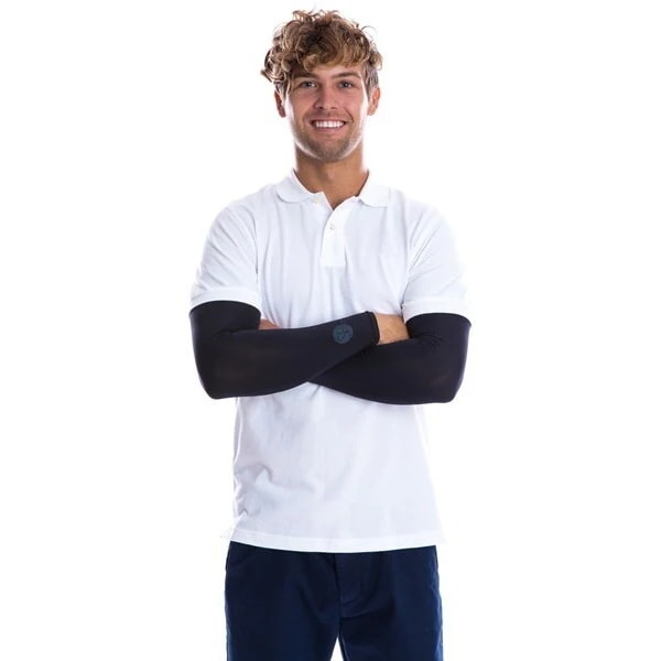 スパームス SParms Shoulder Wrap Black Sサイズ アームスリーブ 肩まで ブラック 冷感 紫外線カット マラソン ピックルボール サイクリング