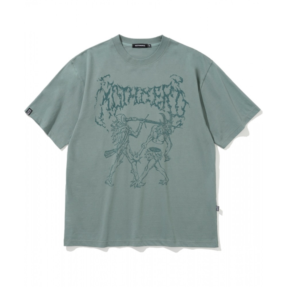 NOT4NERD スプリットTシャツ-エメラルド