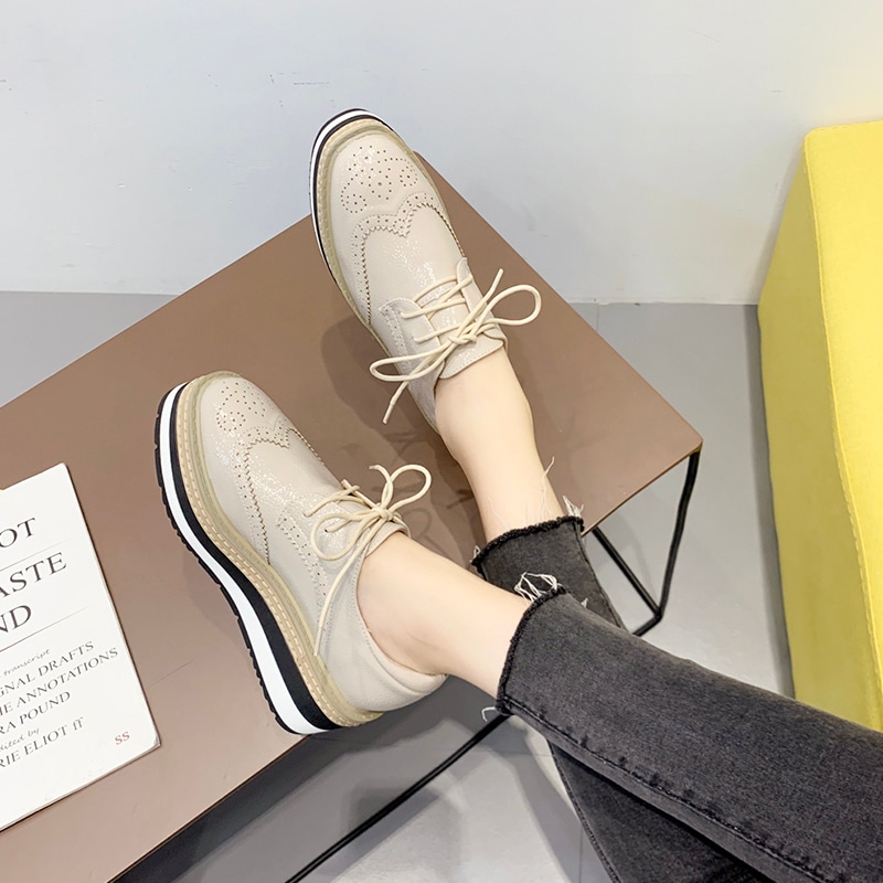 オックスフォードシューズ シューズ レディースシューズ 厚底 ラウンドトゥ PU かわいい 大人可愛い きれいめ シンプル カジュアル 大人 上品 おしゃれ お洒落 エレガント きちんと感 キュートその他 スポーツシューズ