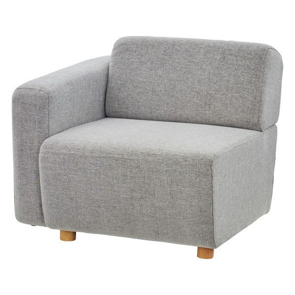 SS-118GYC グレー キューブ [片肘ソファ(向かって左肘)] メーカー直送