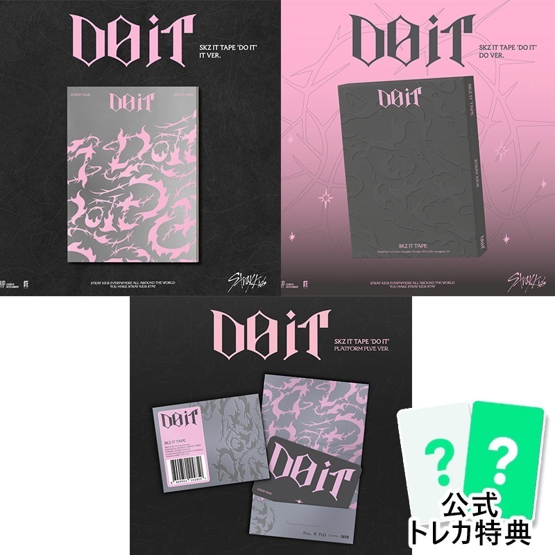 [MEGA] 当店特典 [3種セット] (DO+IT+PLATFORM VER.) StrayKids アルバム [DO IT] 一般版 SKZ スキズ チャート反映