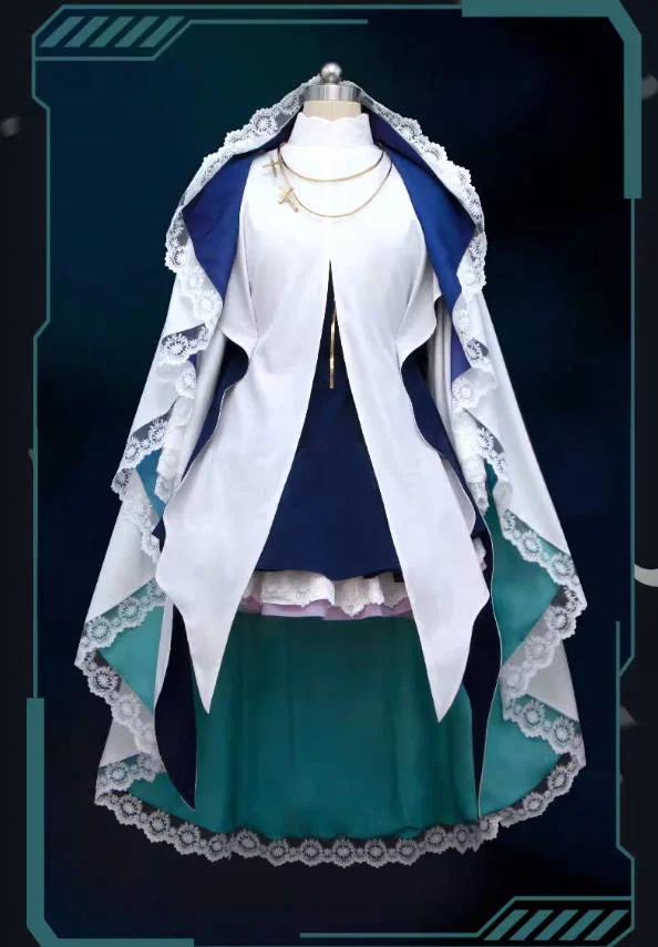 白聖女と黒牧師 セシリア 変装 仮装 コスプレ服 コスプレ衣装