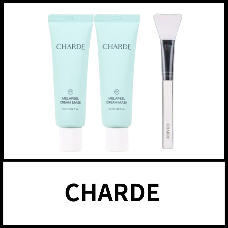 メラケア ピール クリーム マスク 50ml×2個 + シリコンブラシ付き 角質ケア 保湿 スキンケア 韓国コスメ
