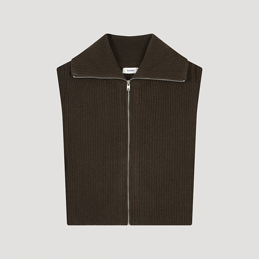 (シーズミス) ワイドカラージップアップベスト_SSKVTO42010_BR