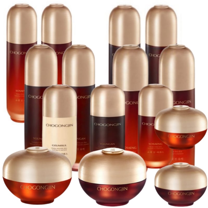 チョゴンジン ソセン／ヨンアン単品化粧水（150ml × 2本）,乳液（120ml × 2本）,クリーム（60ml）,アイクリーム（30ml）,エッセンス（各50ml）韓国の人気コスメおすすめ