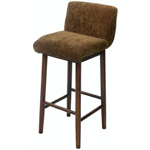 宮武製作所【お客様組み立て】レトロハイスツール ブラウン Kurera クレラ カウンターチェア 椅子 CH-380-BR【北欧テイスト 天然木脚】