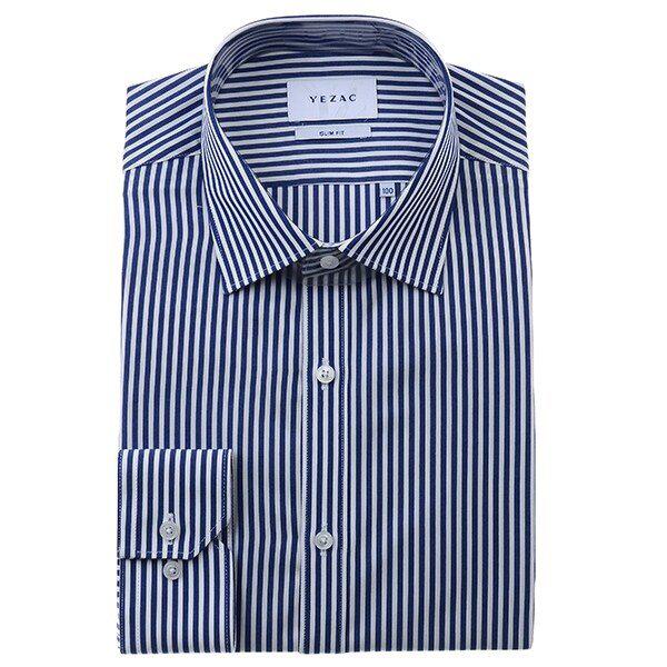 YJFSUS554_レーヨン混紡ストライプスリム