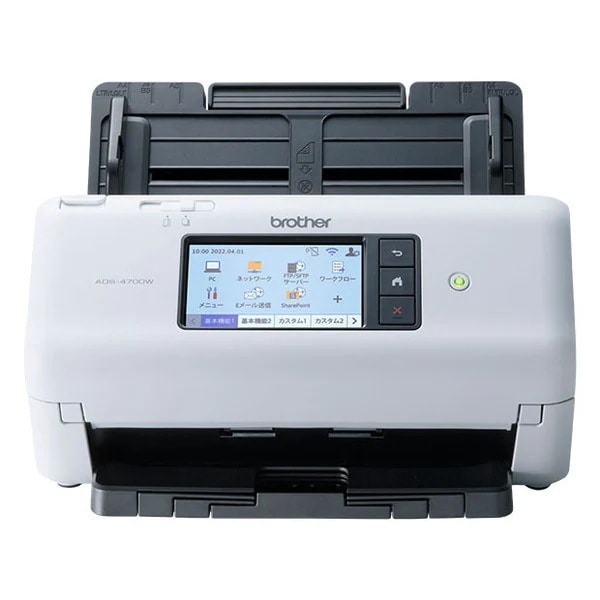 ADS-4700W [ドキュメントスキャナー (有線無線LAN対応/40ppm/タッチパネル/ADF80枚)]