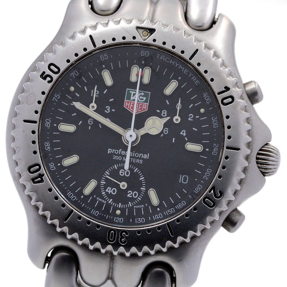 タグホイヤー TAG HEUER S39.306 セル デイト クロノグラフ クォーツ メンズ _846110【中古】