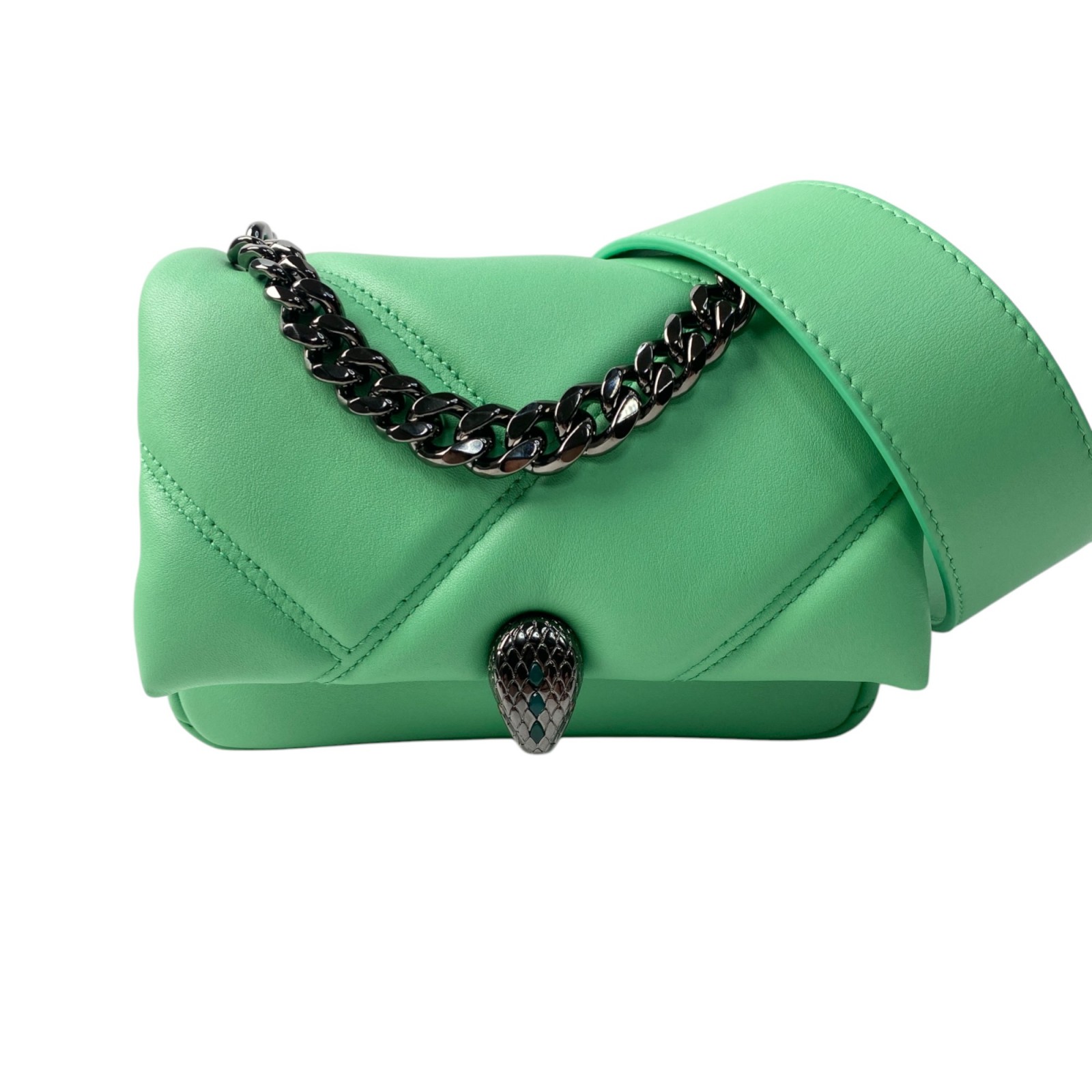 未使用 ブルガリ BVLGARI レディース セルペンティ 2way チェーンショルダーバッグ ハンドバッグ 斜めがけ クロスボディ
