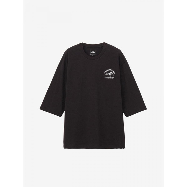 ザ・ノース・フェイス THE NORTH FACE クォータースリーブワンポイントロゴティー メンズ NT32537-K 7分袖シャツ